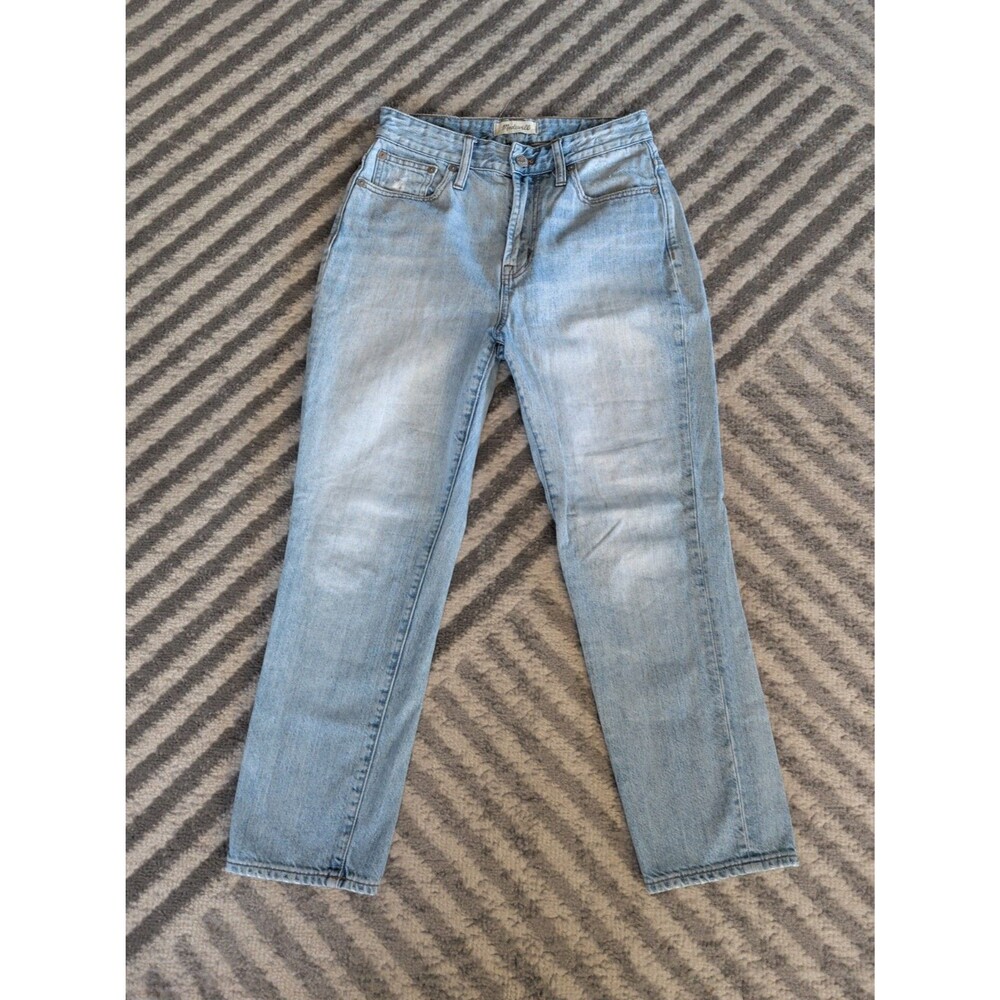 Madewell Women's The Curvy Perfect Vintage Jean Light Wash High Rise Size 25
